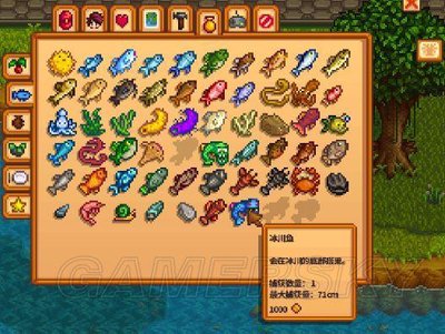 星露谷物語(yǔ)大眼魚在哪里釣 星露谷物語(yǔ)五大魚王位置