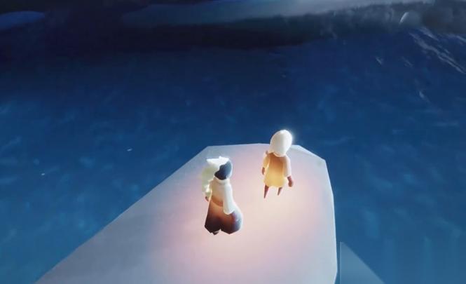 光遇湖水的試煉怎么拿小金人