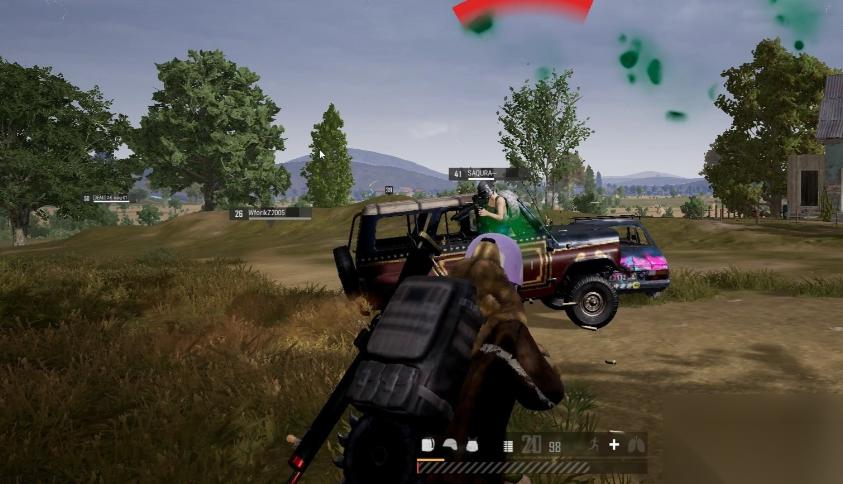 絕地求生怎么打移動(dòng)汽車