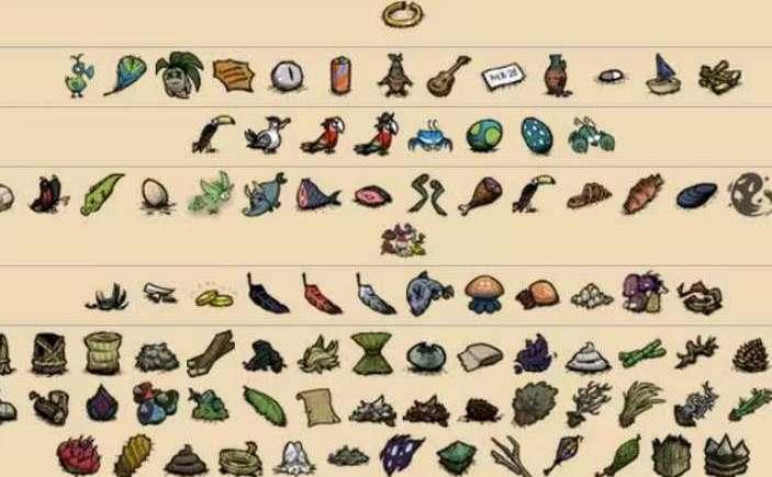 饑荒海難火山獻(xiàn)祭物品表