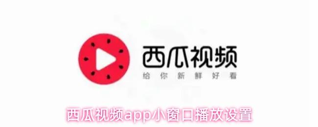 西瓜視頻app小窗口播放設(shè)置