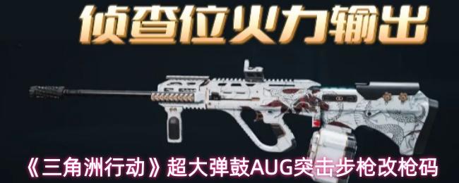 三角洲行動 超大彈鼓AUG突擊步槍改槍碼