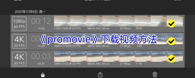 promovie 下載視頻方法